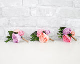 Botanical Beauty Boutonniere Craft Kit (Set of 3) - Sola Wood Flowers