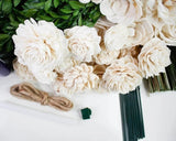 Botanical Beauty Bridal Bouquet - Sola Wood Flowers