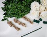 Boxwood Boutonniere (Set Of 3) - Sola Wood Flowers