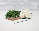 Boxwood Boutonniere (Set Of 3) - Sola Wood Flowers