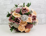 Boxwood Bridal Bouquet - Sola Wood Flowers