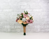 Boxwood Bridal Bouquet - Sola Wood Flowers