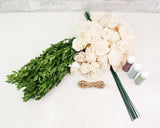 Boxwood Bridal Bouquet - Sola Wood Flowers