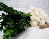 Boxwood Bridal Bouquet - Sola Wood Flowers