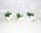 Boxwood Corsage Craft Kit (Set Of 3) - Sola Wood Flowers