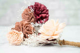 Bubblegum Bliss Boutonniere (Set of 3) - Sola Wood Flowers