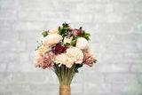 Bubblegum Bliss Bridesmaid Bouquet - Sola Wood Flowers