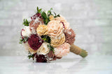 Bubblegum Bliss Bridesmaid Bouquet - Sola Wood Flowers