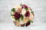 Bubblegum Bliss Bridesmaid Bouquet - Sola Wood Flowers