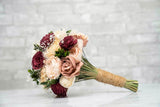 Bubblegum Bliss Bridesmaid Bouquet - Sola Wood Flowers