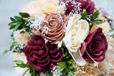 Bubblegum Bliss Bridesmaid Bouquet - Sola Wood Flowers