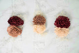 Bubblegum Bliss Corsage (Set of 3) - Sola Wood Flowers