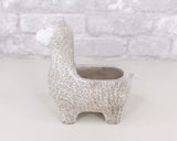 Cement Llama Planter - Sola Wood Flowers