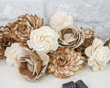 Christmas Wood Flower Magnet Kit - Sola Wood Flowers