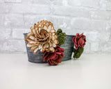 Christmas Wood Flower Magnet Kit - Sola Wood Flowers