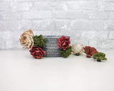 Christmas Wood Flower Magnet Kit - Sola Wood Flowers