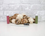 Christmas Wood Flower Magnet Kit - Sola Wood Flowers