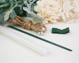 Cinder Rose Boutonniere (Set of 3) - Sola Wood Flowers