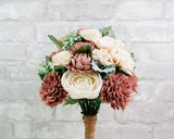Cinder Rose Bridesmaid Bouquet Kit - Sola Wood Flowers