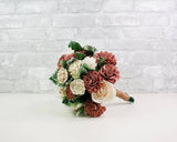 Cinder Rose Bridesmaid Bouquet Kit - Sola Wood Flowers