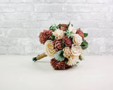 Cinder Rose Bridesmaid Bouquet Kit - Sola Wood Flowers