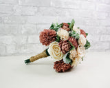 Cinder Rose Bridesmaid Bouquet Kit - Sola Wood Flowers