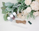 Cinder Rose Bridesmaid Bouquet Kit - Sola Wood Flowers
