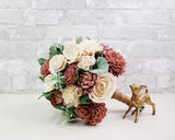 Cinder Rose Bridesmaid Bouquet Kit - Sola Wood Flowers