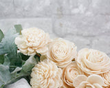 Cinder Rose Corsage (Set of 3) - Sola Wood Flowers
