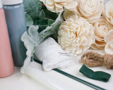 Cinder Rose Corsage (Set of 3) - Sola Wood Flowers