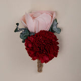 Classic Royal Boutonniere (Set Of 3) - Sola Wood Flowers