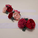Classic Royal Corsage (Set Of 3) - Sola Wood Flowers