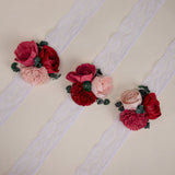 Classic Royal Corsage (Set Of 3) - Sola Wood Flowers