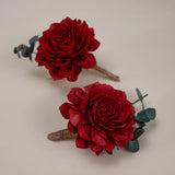 Classic Royal Father's Boutonniere (Set of 2) - Sola Wood Flowers