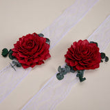 Classic Royal Mother's Corsage (Set of 2) - Sola Wood Flowers