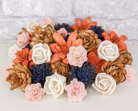 Color Me Fall Mini Assortment - Sola Wood Flowers