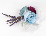 Constance Corsage (Set Of 3) - Sola Wood Flowers
