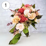 Custom Cascade Bouquet - Sola Wood Flowers