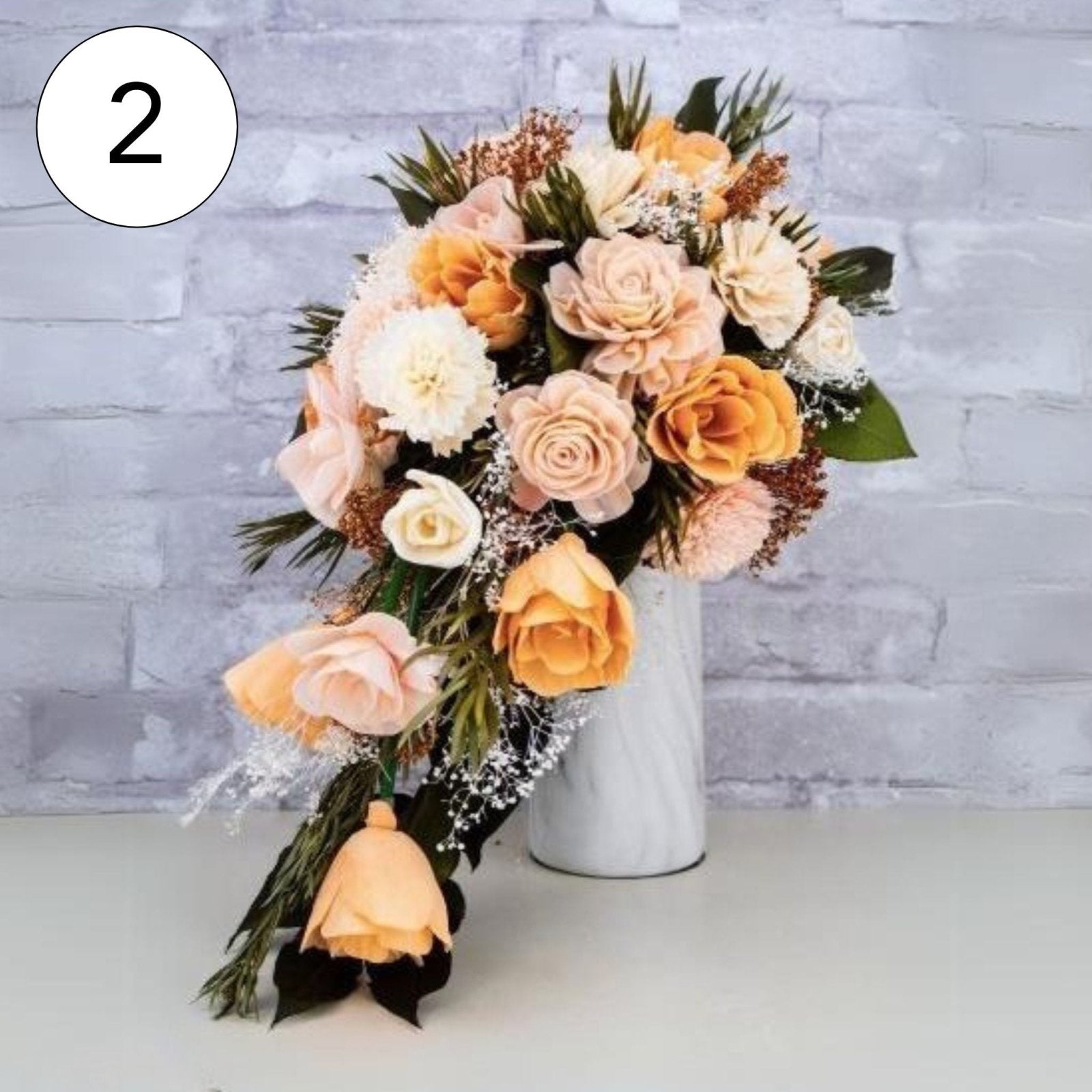Custom Cascade Bouquet* Sola Flowers Custom Cascade Bouquet* Sola Flowers