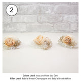 Custom Corsage (Set of 3) - Sola Wood Flowers