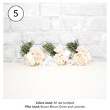 Custom Corsage (Set of 3) - Sola Wood Flowers