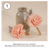 Custom Father's Boutonniere (Set of 2) - Sola Wood Flowers