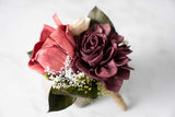 Custom Groom's Boutonniere - Sola Wood Flowers