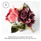 Custom Groom's Boutonniere - Sola Wood Flowers