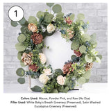 Custom Large Wreath - Sola Wood Flowers