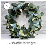 Custom Large Wreath - Sola Wood Flowers