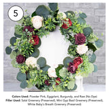 Custom Large Wreath - Sola Wood Flowers