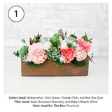 Custom Medium Centerpiece - Sola Wood Flowers