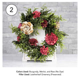Custom Small Wreath - Sola Wood Flowers