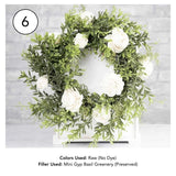 Custom Small Wreath - Sola Wood Flowers